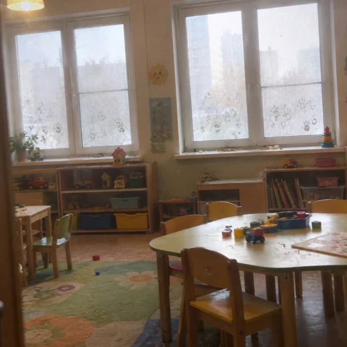 до: отпечатки ладоней на стекле и пыльные сетки